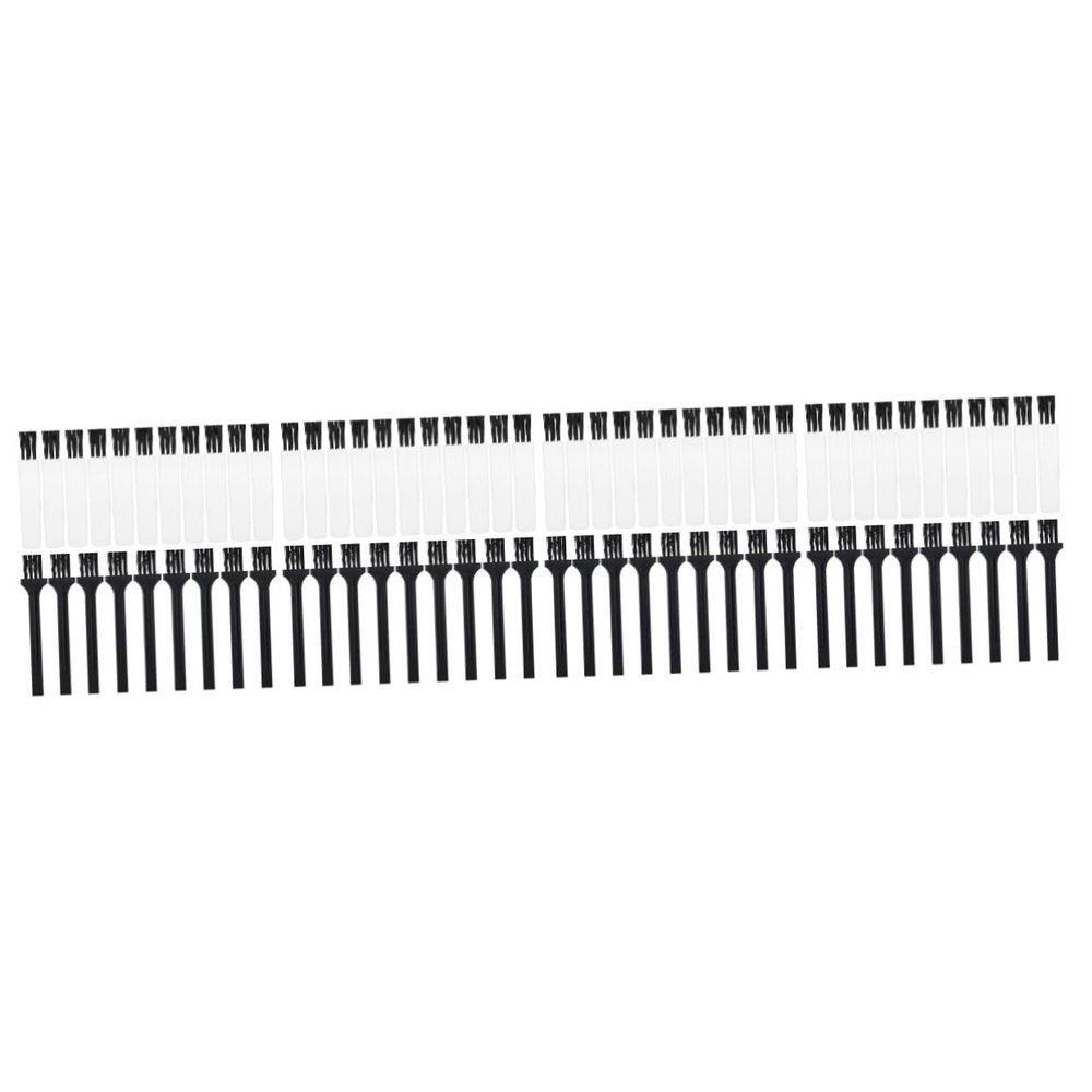 PLAFOPE 120pcs Multipurpose Plastic Cleaning Brushes for Clipper and Electronics Maintenance for Fine Gaps Static Dust Removal and Routine Care