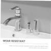 FOYTOKI 2pcs Shaving Stand for Razor Sturdy Base Razor Hanger for Shower Bathroom Organizer view 2