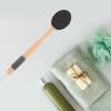 BCOATH 1set Back Lotion Applicator Long Wooden Handle Bath Scrubber and Exfoliating Brush Heads for Easy Application of Sunscreen Lotion Hard Reach Areas view 4