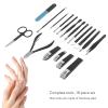 Nail Clipper Set, 18Pcs Nail Clippers Stainless Steel Manicure Set, Manicure Set, Professional Portable Manicure Kit, with Storage Box for Travel Home view 2
