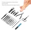 Nail Clipper Set, 18Pcs Nail Clippers Stainless Steel Manicure Set, Manicure Set, Professional Portable Manicure Kit, with Storage Box for Travel Home view 4