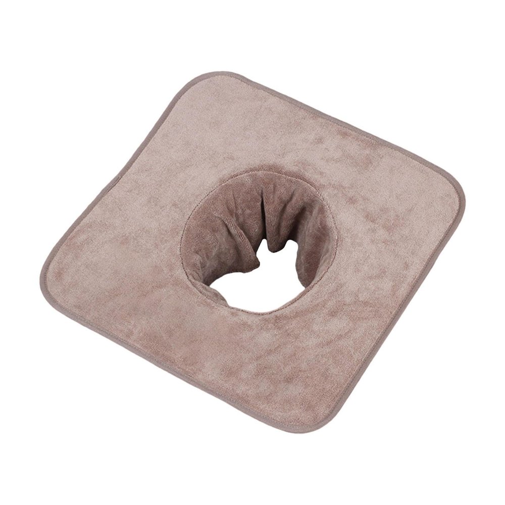 FashionCha Towel for Massage Tables, Face Pillow Towel with Hole, Washable And Lying Towel Made of Fibers for The Beauty Salon, coffee