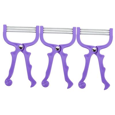 BIUDECO 3pcs Portable Manual Facial Hair Remover Tool Efficient Hair Epilator for Chin Cheeks Neck Upper Lip Comfortable Non-skid Grip over Options