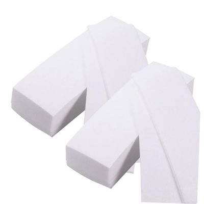 HAPINARY Non-woven Depilatory Wax Paper for Hair Removal Soft Strong Adhesive Skin-friendly for Facial Waxing Each