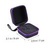 Gogogmee 1pc Slot Essential Oil Storage Bag Capacity Eva Carrying Case Purple Zipper and Shockproof Organizer for Aromatherapy Bottles The Go view 2