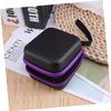 Gogogmee 1pc Slot Essential Oil Storage Bag Capacity Eva Carrying Case Purple Zipper and Shockproof Organizer for Aromatherapy Bottles The Go view 4