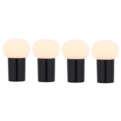 Gogogmee Mushroom Shape Makeup Powder Puff 4 Pack Blending Sponges for Face Powder Durable Easy to Clean Beauty Tool