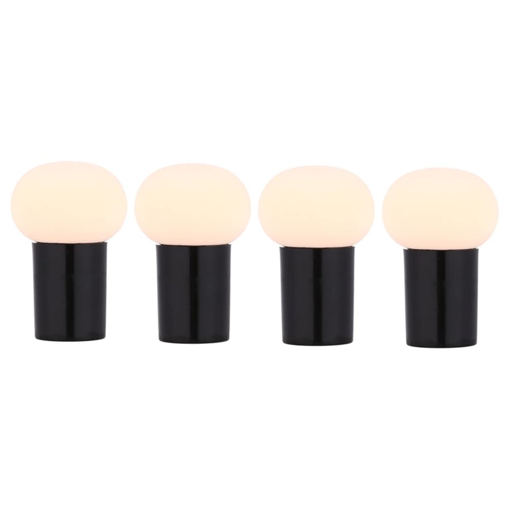 Gogogmee Mushroom Shape Makeup Powder Puff 4 Pack Blending Sponges for Face Powder Durable Easy to Clean Beauty Tool