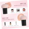 Gogogmee Mushroom Shape Makeup Powder Puff 4 Pack Blending Sponges for Face Powder Durable Easy to Clean Beauty Tool view 3