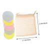HAPINARY 5pcs Facial Pads Cotton Rounds Kit Soft Makeup Removal Pads Drawstring Bag Reusable Cleaning for Women Random Color view 2