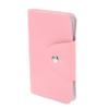Nail Art Plates Storage Pouch with 20 Slots, Pink PU view 1