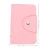 Nail Art Plates Storage Pouch with 20 Slots, Pink PU view 2