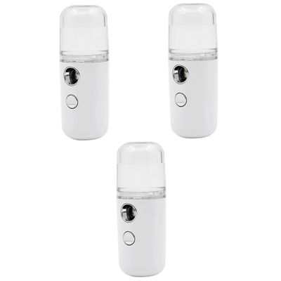 BIUDECO 3pcs Handheld Water Replenisher Mist Sprayer Spray Humidifier for Skin Moistener Nano Spray for Essential Oil Toner Mini