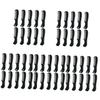 BIUDECO 50pcs Beard Comb Portable Mens Styling Comb for Facial Hair Grooming Fine Toothed Smooth Rounded Edges Travel Accessory for Personal Care view 1