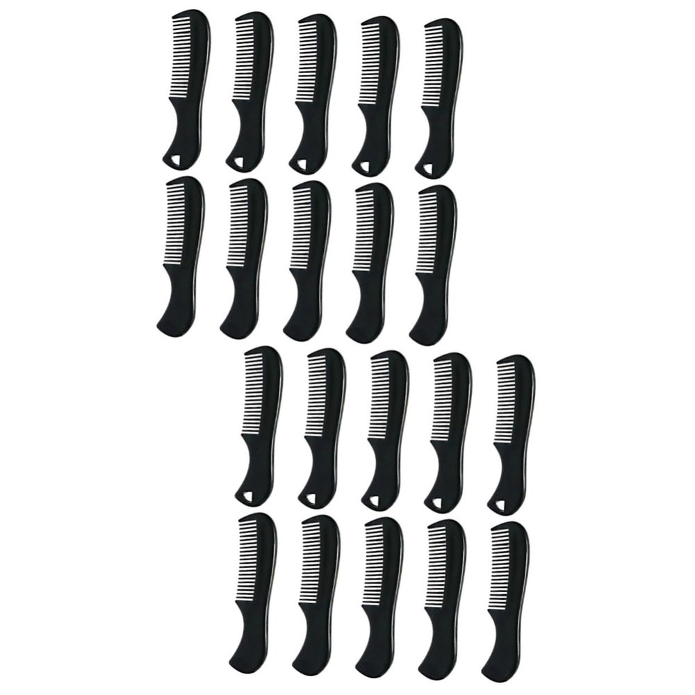 BIUDECO 20pcs Pocket Beard Comb for Men Travel Grooming Accessory Fine Toothed Design for and Facial Hair and Compact