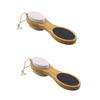 BIUDECO 2pcs Foot Massage Brush Natural Exfoliating Tool for Dead Skin Removal and Circulation for Relaxing Foot Care view 1