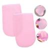 BCOATH 1 Pair Waxed Cotton Gloves Paraffin for Hands Women's Spa Mitts for Hand Moisturizing Lotion Care view 3
