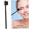 HAPINARY Dual Purpose Eyebrow Brush Lash Comb Fine Bristles Steel Comb for Women Professional Eyebrow Grooming Kit for Ladies view 3