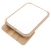 HAPINARY Swivel Desktop Makeup Mirror Stand Viewing Angle for Skincare and Grooming Elegant Tabletop Vanity Mirror for Women view 1