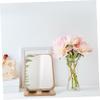 HAPINARY Swivel Desktop Makeup Mirror Stand Viewing Angle for Skincare and Grooming Elegant Tabletop Vanity Mirror for Women view 3