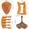 Custom Engraved Wooden Gua Sha Set Personalized Face and Body Gua Sha Massager Tool for Lymphatic Drainage Skincare Anti-Aging and Wellness Gift Universal Gift view 3