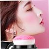 WOONEKY 5pcs Women Loose Powder Blush for Natural Makeup Airy Blush Powder Puff for Effortless Moisturizing Silky Finish Coral Red for Skin Types view 3