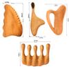 Custom Wooden Gua Sha Set Personalized Face and Neck Massage Tool for Lymphatic Drainage Facial Sculpting Anti-Aging and Holistic Beauty Care Gua Sha Gift Body Massager view 3