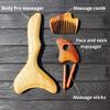 Custom Engraved Wooden Gua Sha Set for Face Neck and Body Personalized Skincare Tool for Lymphatic Massage Anti-Aging and Self-Care Gifts Wooden Massager Gua Sha view 2