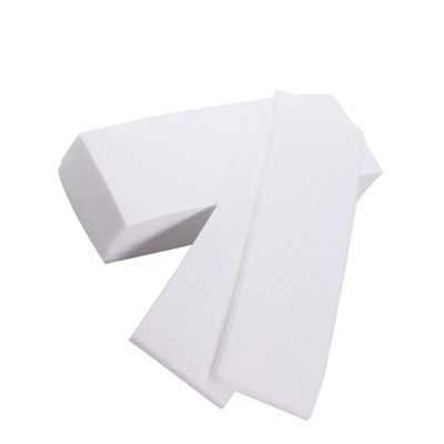 FOYTOKI 100pcs Hair Removal Wax Strips Muslin for Waxing Comfortable Flexible Depilatory Strips for Salon Professional