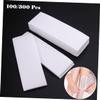 FOYTOKI 100pcs Hair Removal Wax Strips Muslin for Waxing Comfortable Flexible Depilatory Strips for Salon Professional view 3