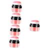 Beatifufu 5pcs Face Makeup Blush Powder Blush Puff Women Natural Cheek Powder for Face view 1