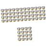 BIUDECO 100pcs Aluminium Foil Wax Melting Bowls for Hair Removal Wax Bean Containers Waxing Supplies for Safe and Practical Waxing Tool view 1