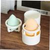SOESFOUFU Delicate Makeup Sponge Holder Ventilated Rack for Beauty Sponges Durable Material White Color for Organizing and Drying Beauty Tools view 4