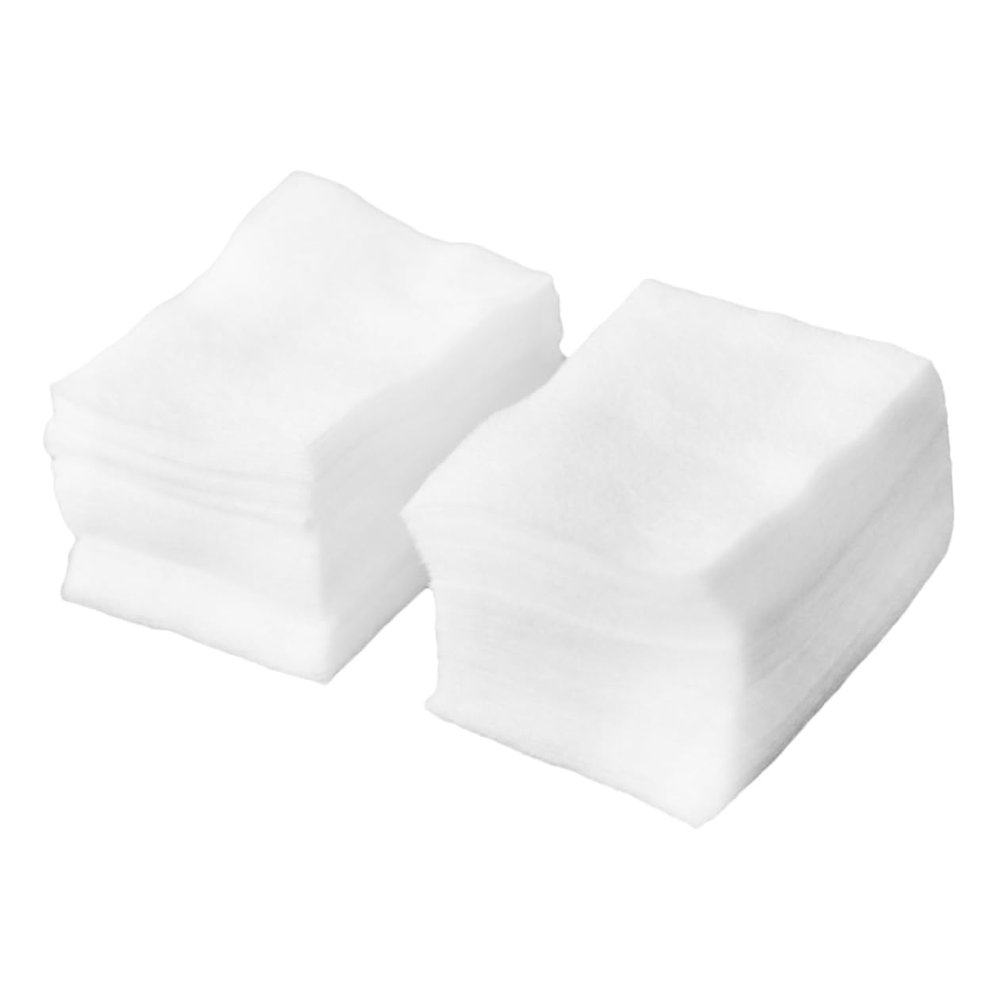 Baluue 400pcs Disposable Cotton Pads for Makeup Removal Soft Absorbent Non-Woven Facial Cotton for Care Portable Sanitary for Home and Travel Use