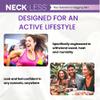 NECK-LESS Professional Face Tape - Patented Face Lift System, Invisible Enhancement Strips for Jawline & Neck (10 Strips) view 4
