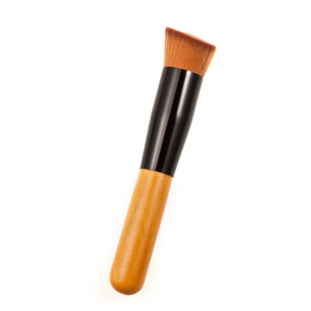 Beatifufu Bezel Style Makeup Foundation Concealer Brush Versatile Face Cosmetic Brush for Blending Application Random Color Professional Personal Use
