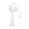 Beatifufu 2pcs Manual Facial Brush Unique Design Double Sided Face Cleansing Tool Makeup Remover Skin Cleansing Brush for Acne view 2