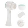 Beatifufu 2pcs Manual Facial Brush Unique Design Double Sided Face Cleansing Tool Makeup Remover Skin Cleansing Brush for Acne view 3