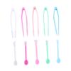 COOLHIYA 5sets Beauty Tweezers Suction Stick Remover for Women Traveling Blue Rosy view 1