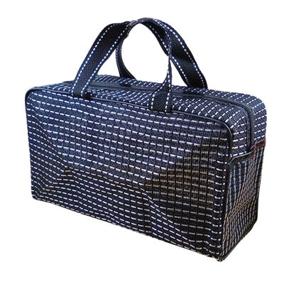 NOLITOY 1pc Portable Multifunctional Bath Shower Bag Toiletry Organizer for Travel Swimming Fitness and Bathroom Accessories Black Mesh Design