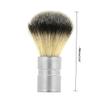 Beatifufu Beard Brush for Men Shaving Brush Nylon Hair Bowl Men's Mustache Shaver Alloy Handle view 2