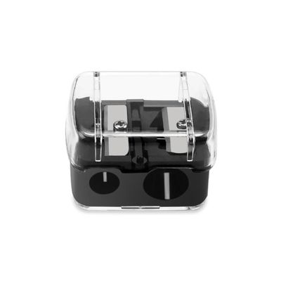 Baluue 30pcs Cosmetic Pencil Sharpener for Lip Liner Eyebrow Pencil Sharpener Tool Double Easy to Carry