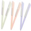Gogogmee 6pcs Eyebrow Razor Sliding Cover Stainless Steel Facial Hair Shaver for Women Portable Eyebrow Trimmer for Precise Grooming and Easy Travel view 1