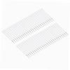 FOYTOKI 100pcs Disposable Lip Liner Brushes Plastic Handle Nylon Bristles for Smooth Lip Makeup Application for Professionals and Makeup Enthusiasts White Color view 3