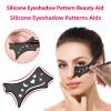 Eyeshadows Stencils Eyeliners Silicone Pad Eyeliners Stencils Eyeshadows Applicators Guide Tool For Makeup view 3