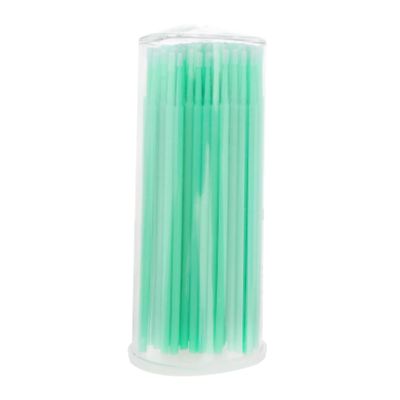 FOYTOKI 100pcs Eyelash Brush Kit Lash Swabs Micro Brush Applicators Mascara Adhesive Clean False Lashes