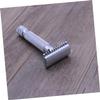 FOYTOKI Double Safety Stainless Steel Shaving Tool for Men Textured Grip for Easy Handling for Home Barbershop Use No Irritation view 3