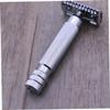 FOYTOKI Double Safety Stainless Steel Shaving Tool for Men Textured Grip for Easy Handling for Home Barbershop Use No Irritation view 4