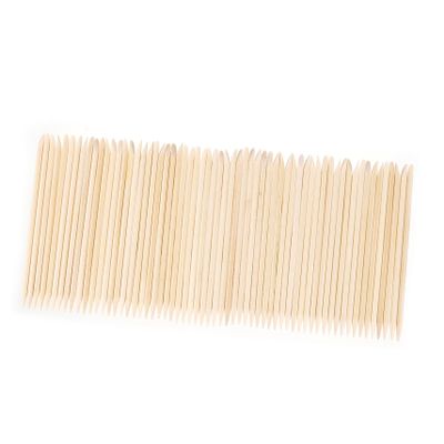 FOYTOKI 200pcs Nail Sticks Double-sided Manicure Accessory for Nail Care for Cuticle Removal and Polish Cleaning Portable Manicure Tool for Home and Salon Use