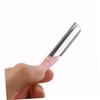 FOYTOKI 3pcs Elegant Eyebrow Razor for Women Stainless Steel Face Trimmer Compact for Makeup Bag view 3